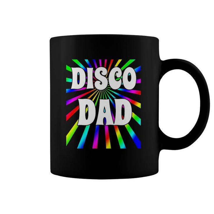 Mens 70'S Disco  Disco Dad Multi-Color Party Coffee Mug