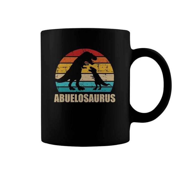 Mens Abuelosaurus Vintage Retro Para Abuelo Coffee Mug