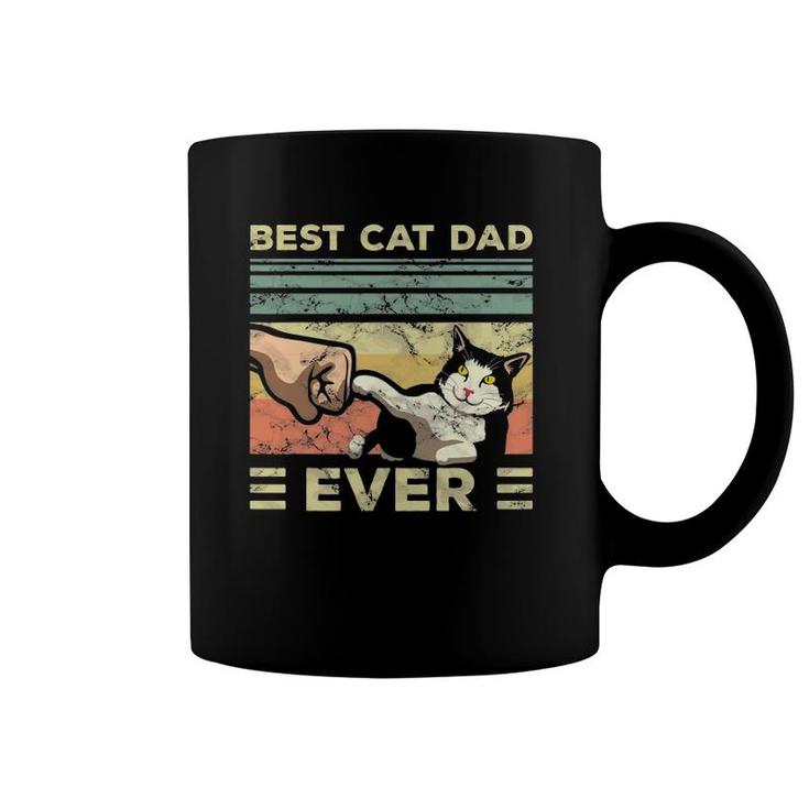 Mens Best Cat Dad Ever Kitten Enthusiast Feline Lover Father Coffee Mug