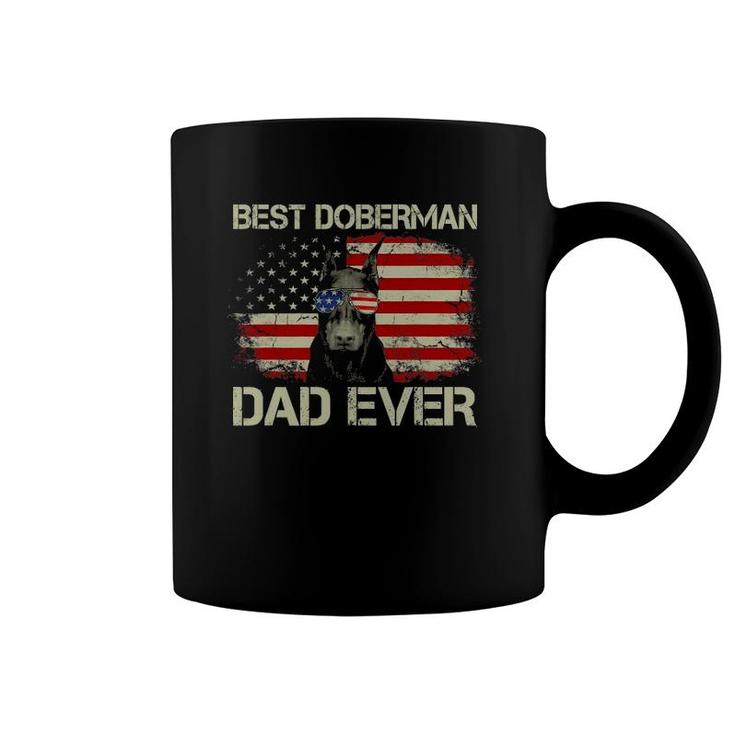 Mens Best Great Doberman Everpatriotic American Flag Gift Coffee Mug