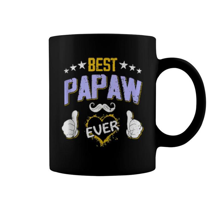 Mens Best Papaw Ever Personalized Grandpa  Coffee Mug