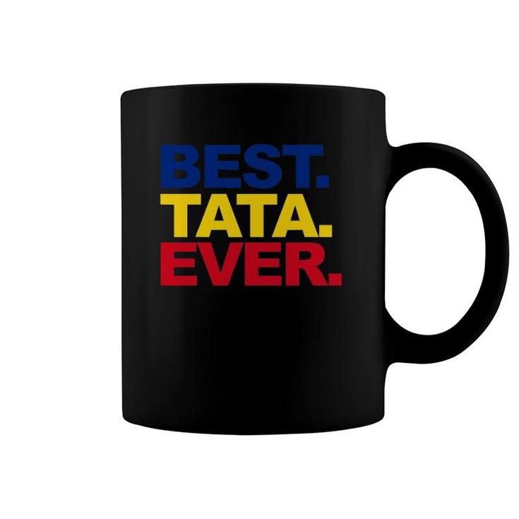 Mens Best Tata Ever Romanian Dad  Proud Fathers Day Gift Coffee Mug