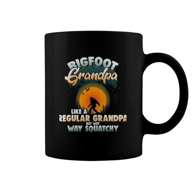 Mens Bigfoot Grandpa Funny Sasquatch Bigfoot Father's Day Coffee Mug