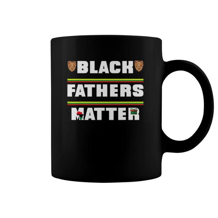 Mens Black Fathers Matter African American Daddy Father's Day Coffee Mug