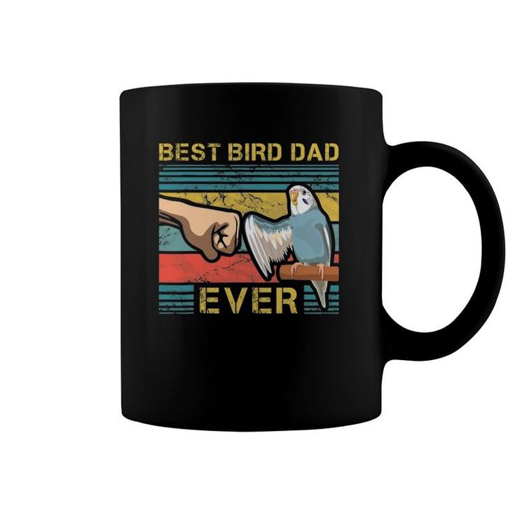 Mens Budgie Dad Funny Bird Lover Father Budgerigar Enthusiast Coffee Mug