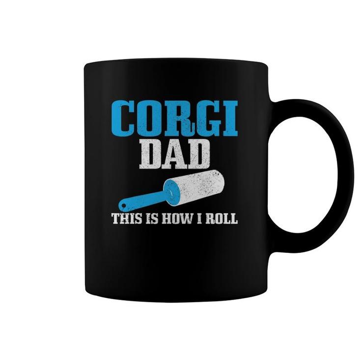 Mens Corgi Dad Dog Hair Funny Beagle Coffee Mug