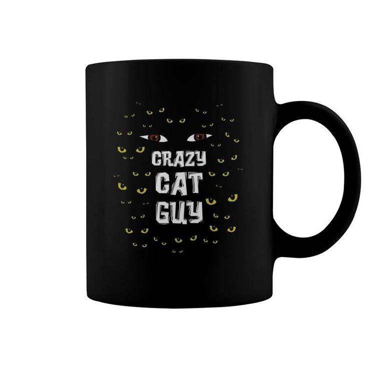 Mens Crazy Cat Guy & Cat Daddy Coffee Mug