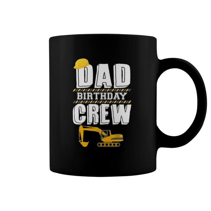 Mens Dad Birthday Crew Construction Worker Coffee Mug