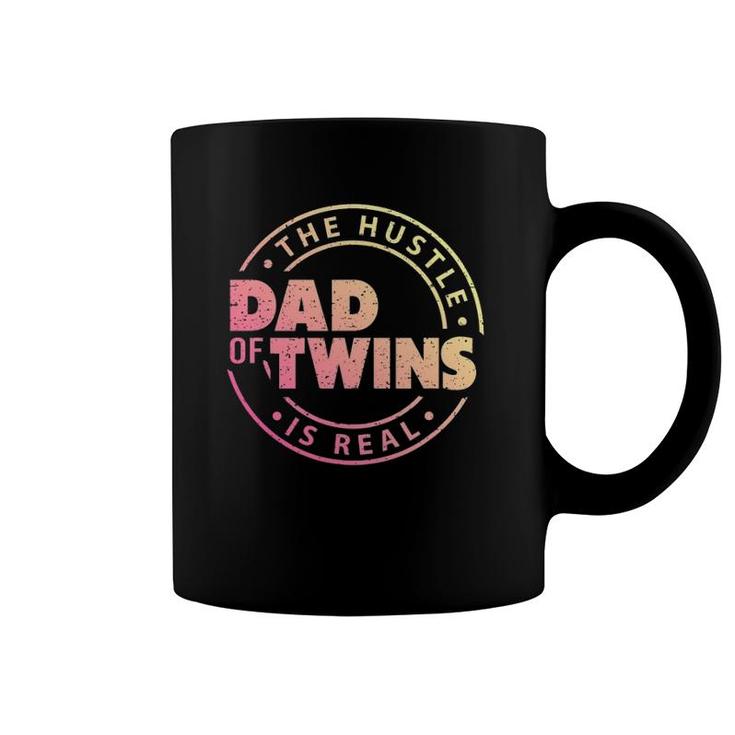 Mens Dad Of Twins  Funny New Dad To Be Tired Love Proud Cute Coffee Mug