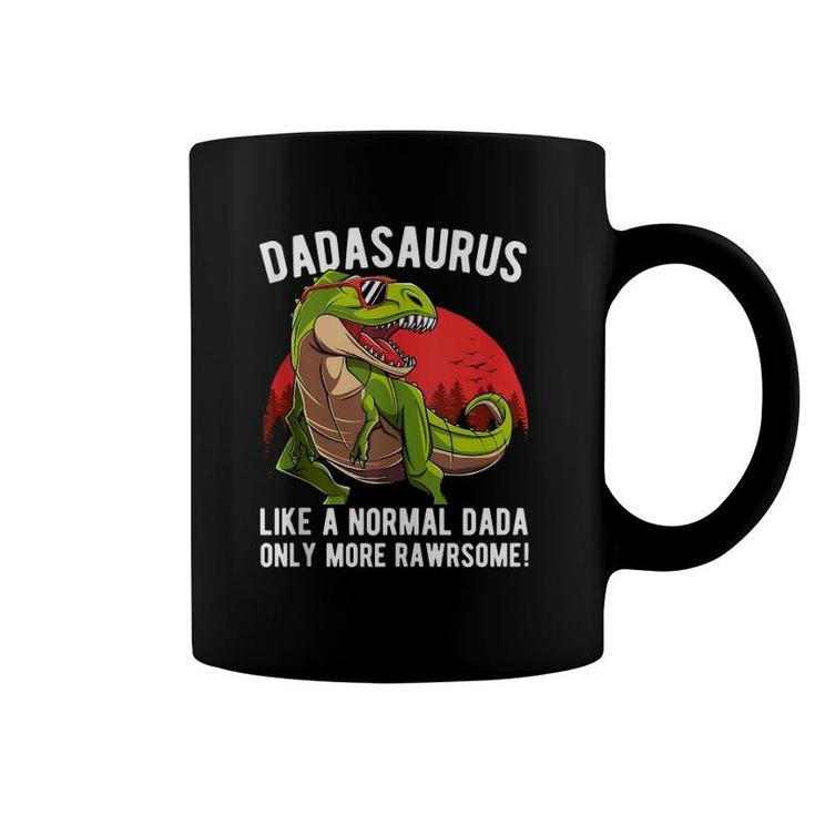 Mens Dadasaurus Like A Normal Dada Only More Rawrsome Coffee Mug