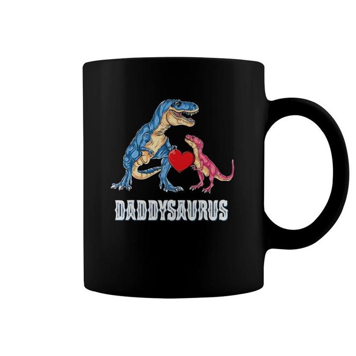Mens Daddy Saurus Rex Daddysaurus Dad Fathers Day Gift Coffee Mug