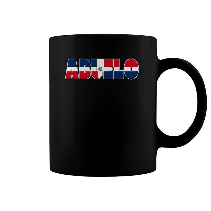 Mens Dominican Flag Abuelo Tee- For Hispanic Grandfather Coffee Mug