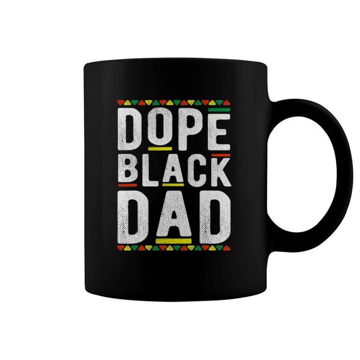 Mens Dope Black Dad Dashiki African American Fathers Day Gifts Coffee Mug