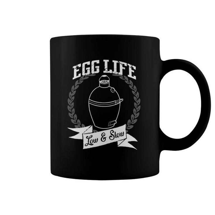 Mens Egg Life Low & Slow Green Egg Coffee Mug