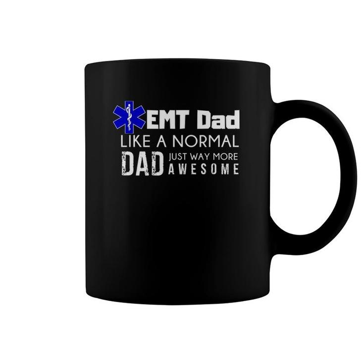 Mens Emt Dad  Ems Medic Men Gift Daddy Graphic Tee Coffee Mug