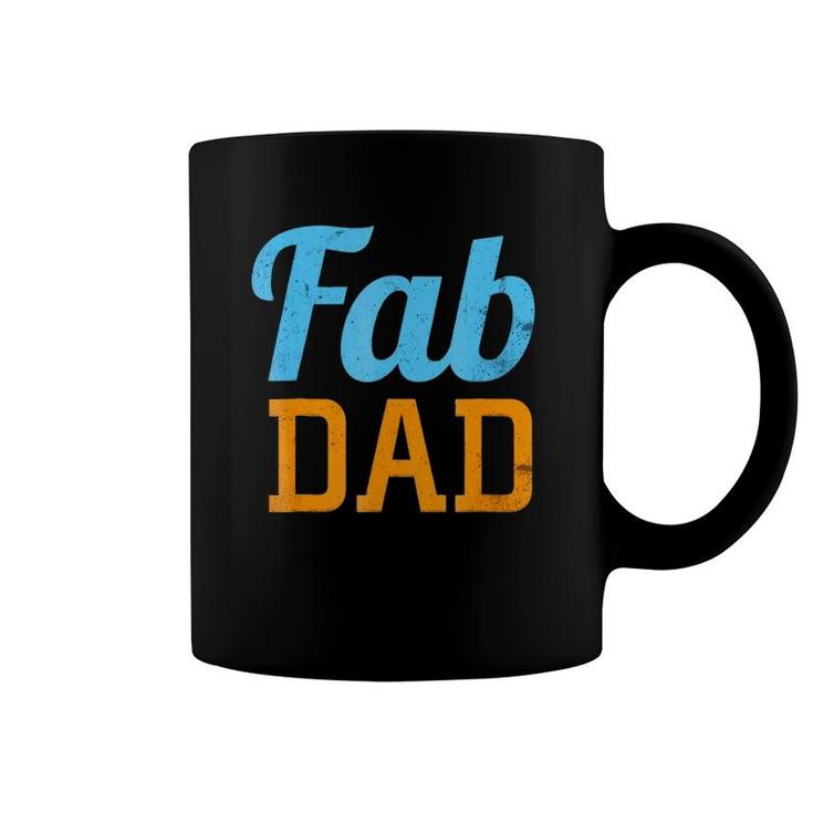 Mens Fab Dad Fabulous Daddy Father's Day Coffee Mug