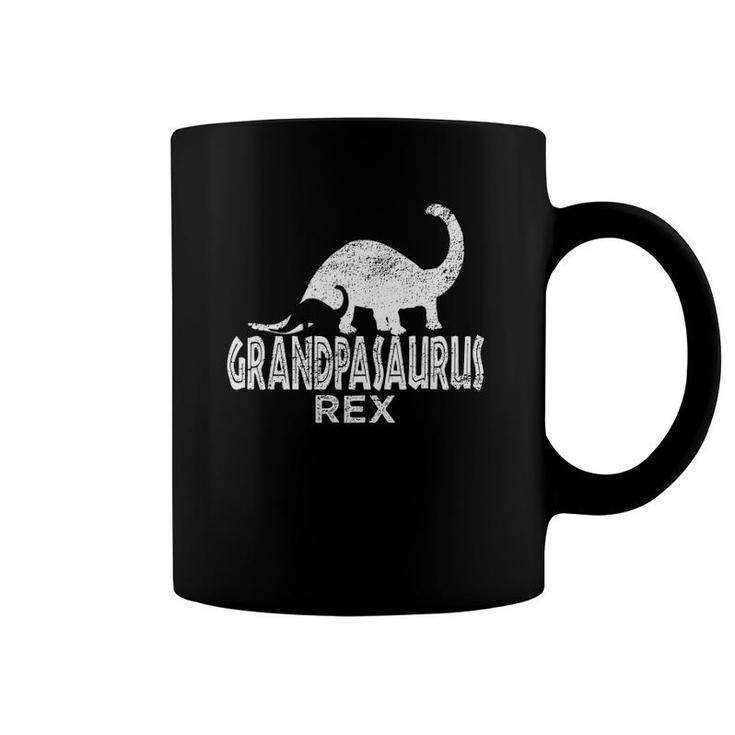 Mens Grandpasaurus Rex Gift Idea For Grandfather Coffee Mug