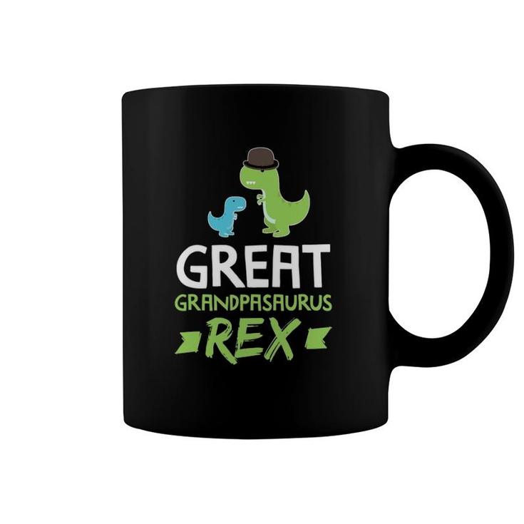 Mens Great Grandpasaurus Rex Grandpa Saurus Dino Coffee Mug