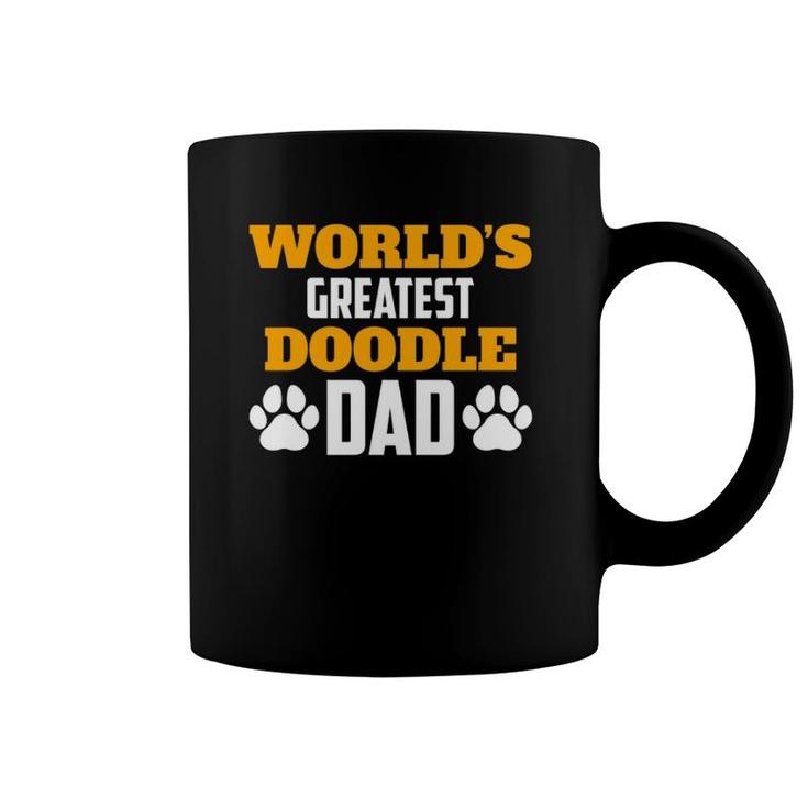 Mens Greatest Doodle Dad Ever Labradoodle Goldendoodle  Coffee Mug