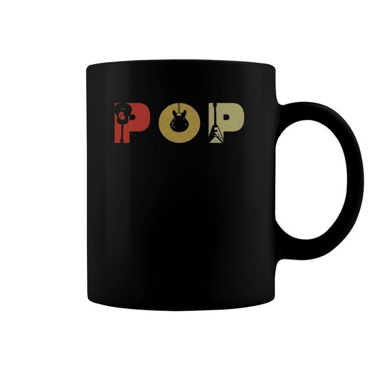 Mens Guitarist Guitar Lover Gifts Ideas Pop Father's Day Coffee Mug