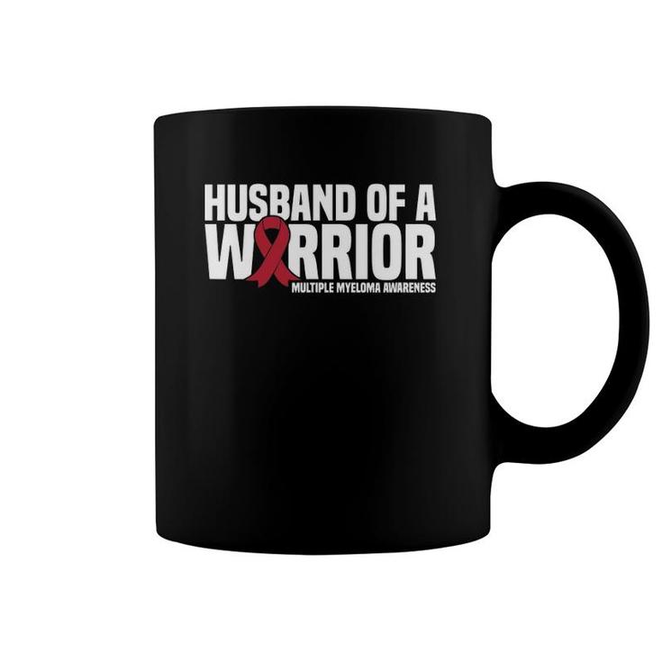 Mens Husband Of A Warrior Mm Multiple Myeloma Awareness Coffee Mug