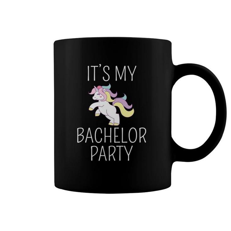 Mens It's My Bachelor Party Funny Wedding Unicorn  Coffee Mug