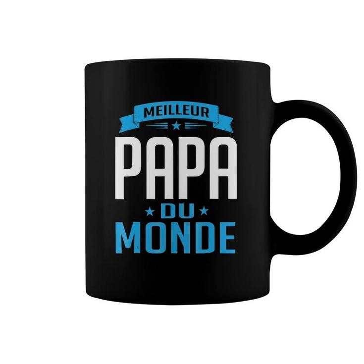 Mens Meilleur Papa Du Monde Fathers Day Pere Coffee Mug