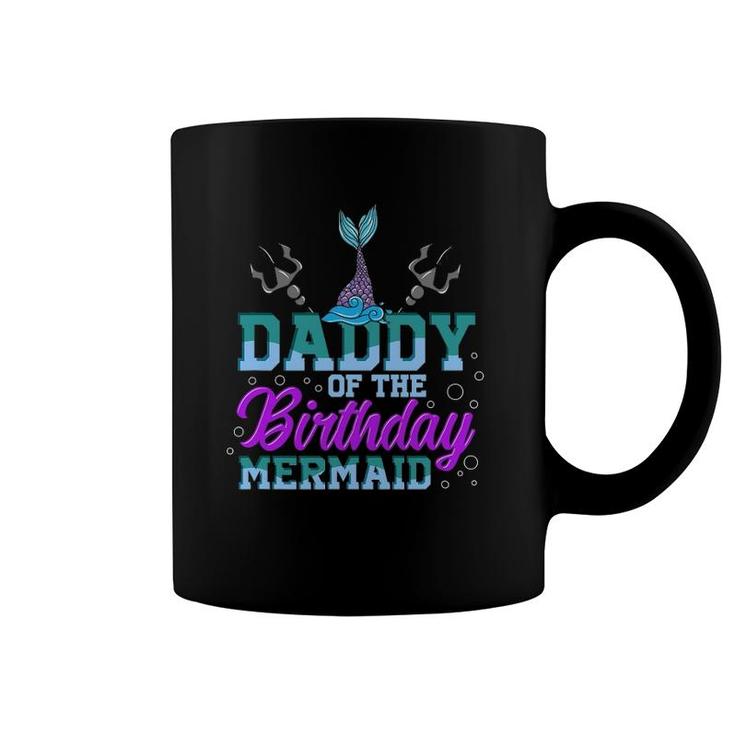 Mens Mermaid Security Daddy Of The Birthday Mermaid Coffee Mug