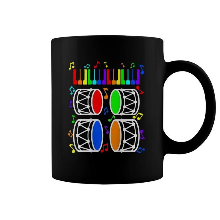Mens Musical Massage  Play Piano Drums On Daddys Back Dad Coffee Mug