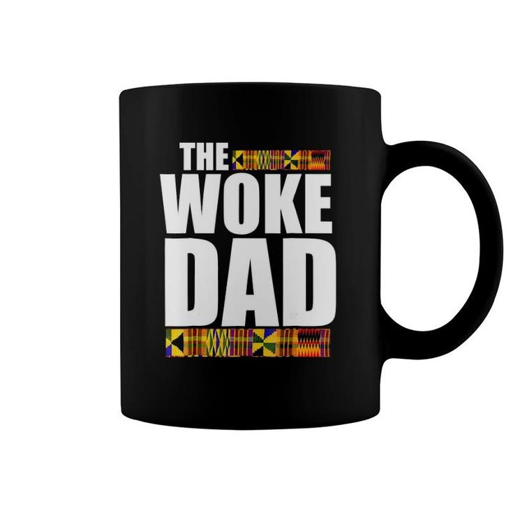 Mens Oheneba The Woke Dad Father's Day Black Pride Coffee Mug