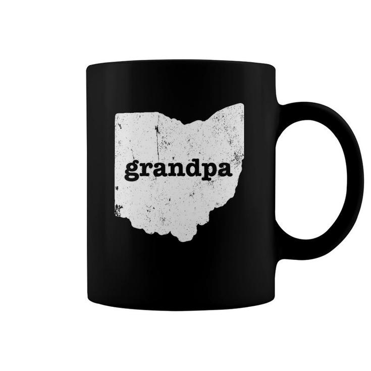 Mens Ohio Grandpa Grandfather Gifts State Grandpa Ohio Coffee Mug