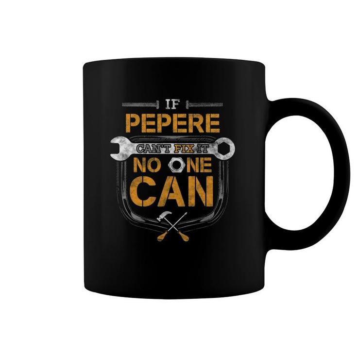 Mens Pepere Handyman Fix I Mechanic Tools Gift For Grandpa Coffee Mug