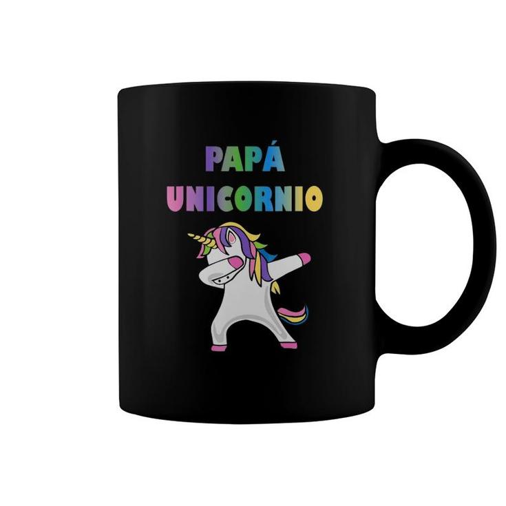 Mens Playeras De Unicornio Para Familia - Papa Unicornio Coffee Mug