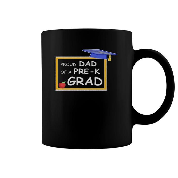 Mens Pre K Grad Dad  Proud Preschool Father Gift Family Tees Gift Coffee Mug