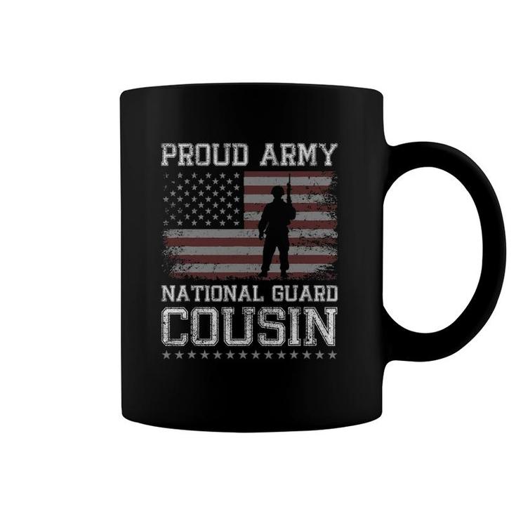 Mens Proud Army National Guard Cousin  US Military Gift Coffee Mug