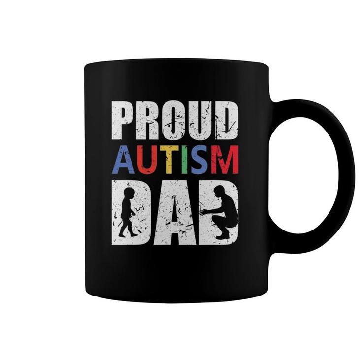 Mens Proud Autism Dad Coffee Mug