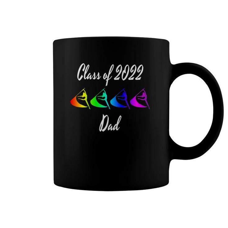 Mens Rainbow Color Guard Dad Flag Graphic Class Of 2022 Ver2 Coffee Mug