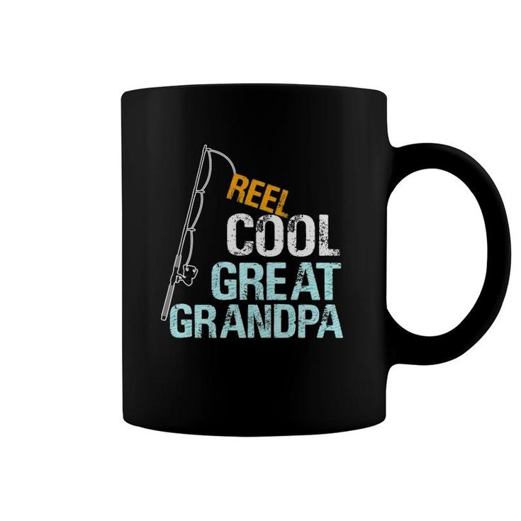 Mens Reel Cool Great Grandpa Gift From Granddaughter Grandson Coffee Mug