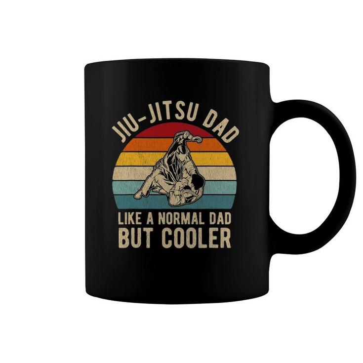 Mens Retro Jiu-Jitsu Dad  Bjj Men Father Vintage Coffee Mug