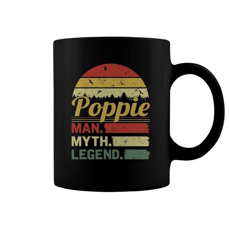 Mens Retro Vintage Poppie Man Myth Legend Outfit Father's Day Coffee Mug