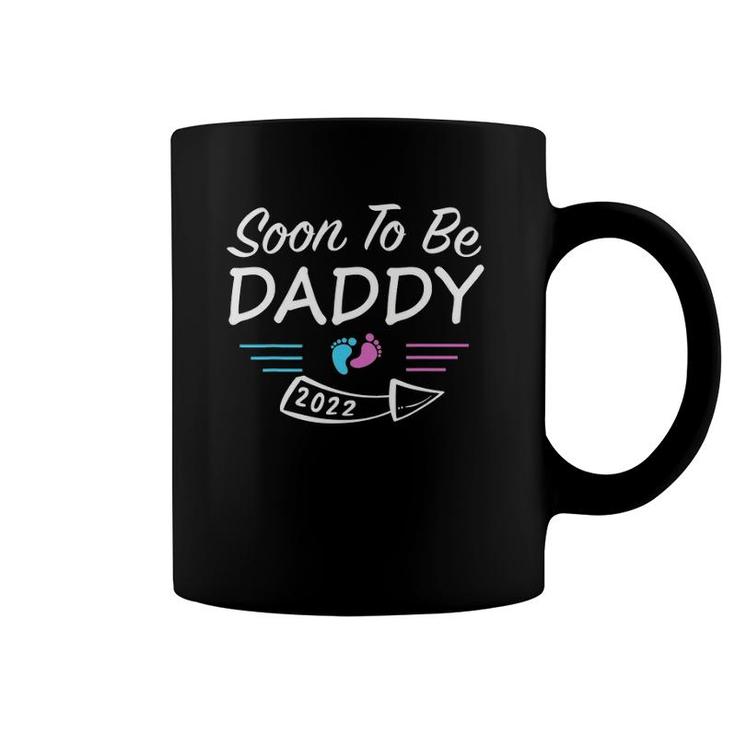 Mens Soon To Be Daddy Est 2022 Pregnancy Announcement Gift Coffee Mug