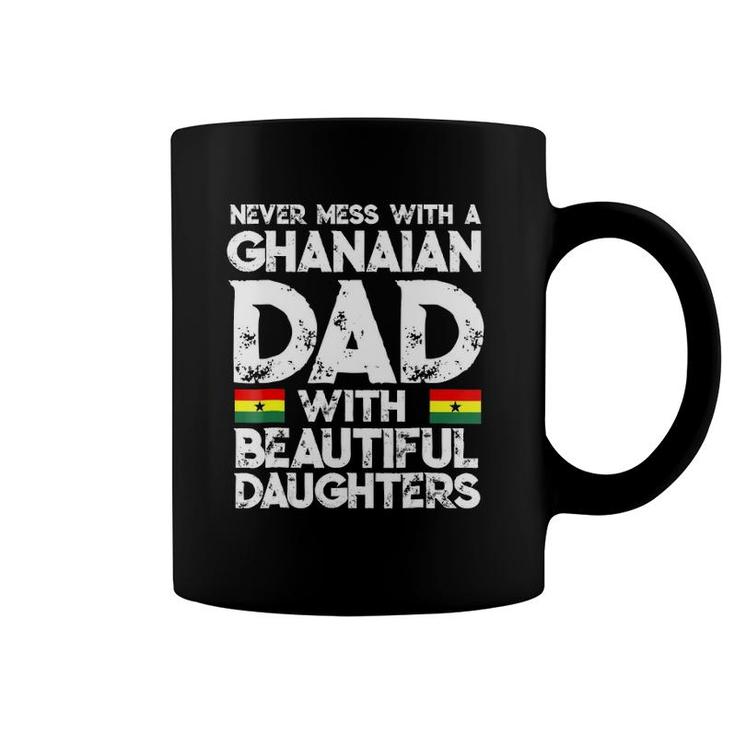 Mens Storecastle Ghanaian Dad Daughters Father's Day Coffee Mug