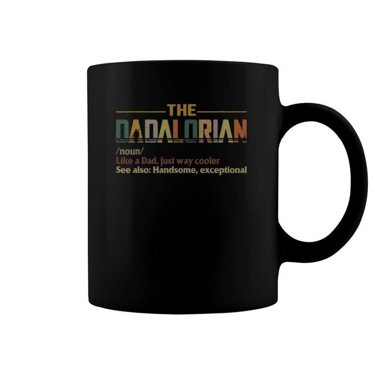 Mens The Dadalorian Like A Dad Just Way Cooler Coffee Mug