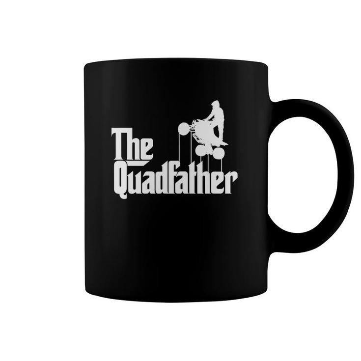 Mens The Quadfather Atv Four Wheeler Quad Bike Gift Coffee Mug