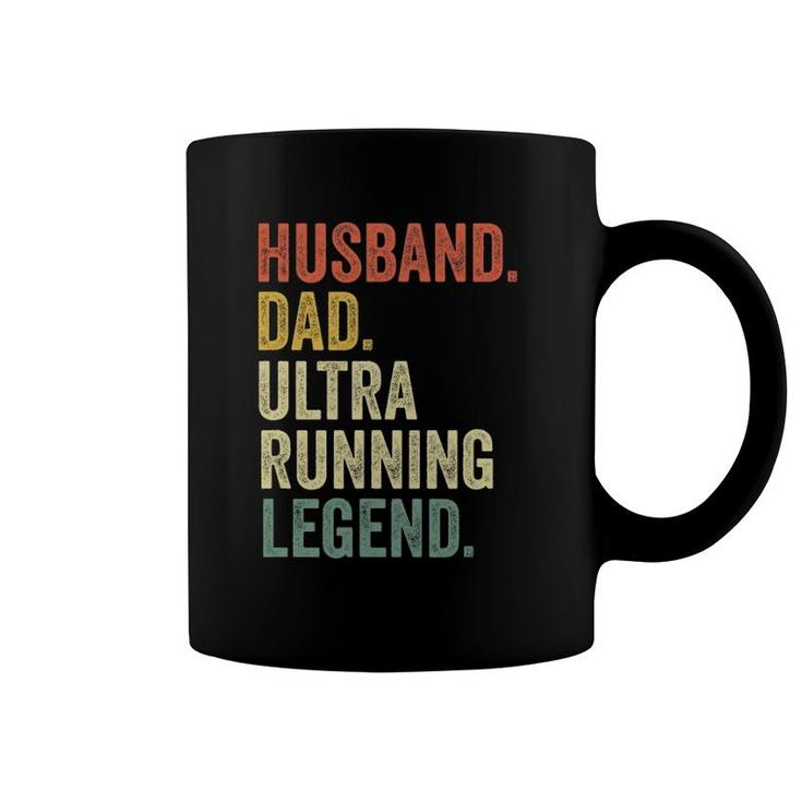 Mens Ultra Runner Gifts Men Husband Dad Vintage Trail Running Coffee Mug