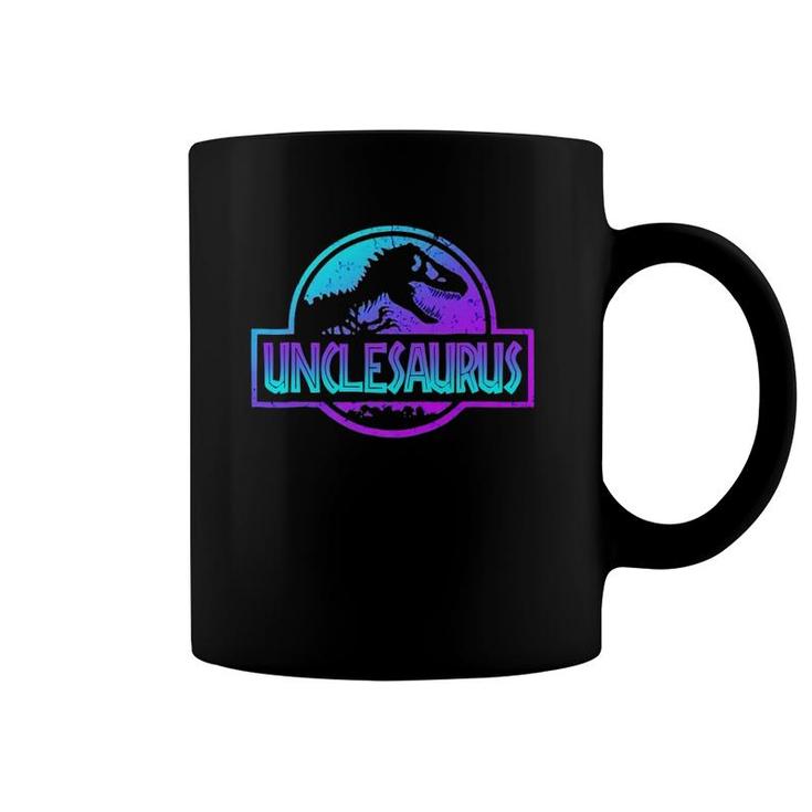 Mens Unclesaurus Dinosaurrex Father's Day For Dad Gift Coffee Mug