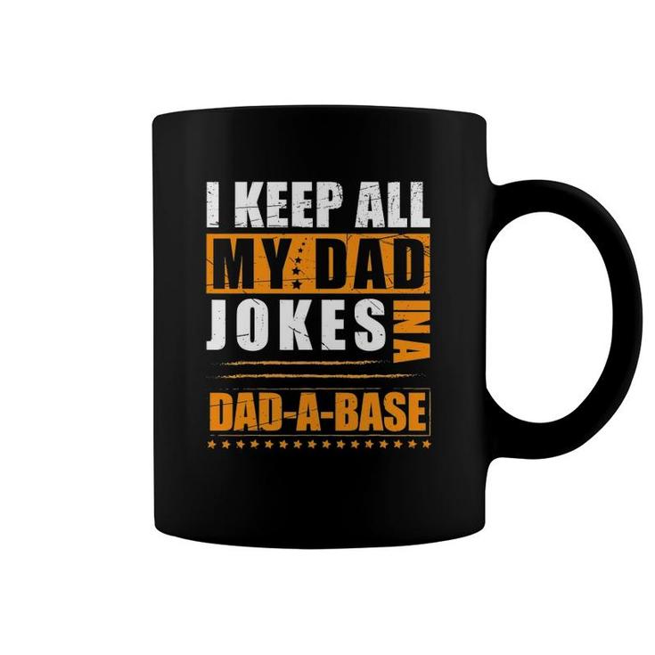 Mens Vintage Dad Jokes Happy Father's Day For The Best Dad Ever Coffee Mug