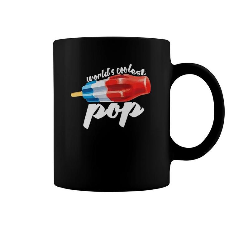 Mens World's Coolest Pop Fathers Day Coffee Mug