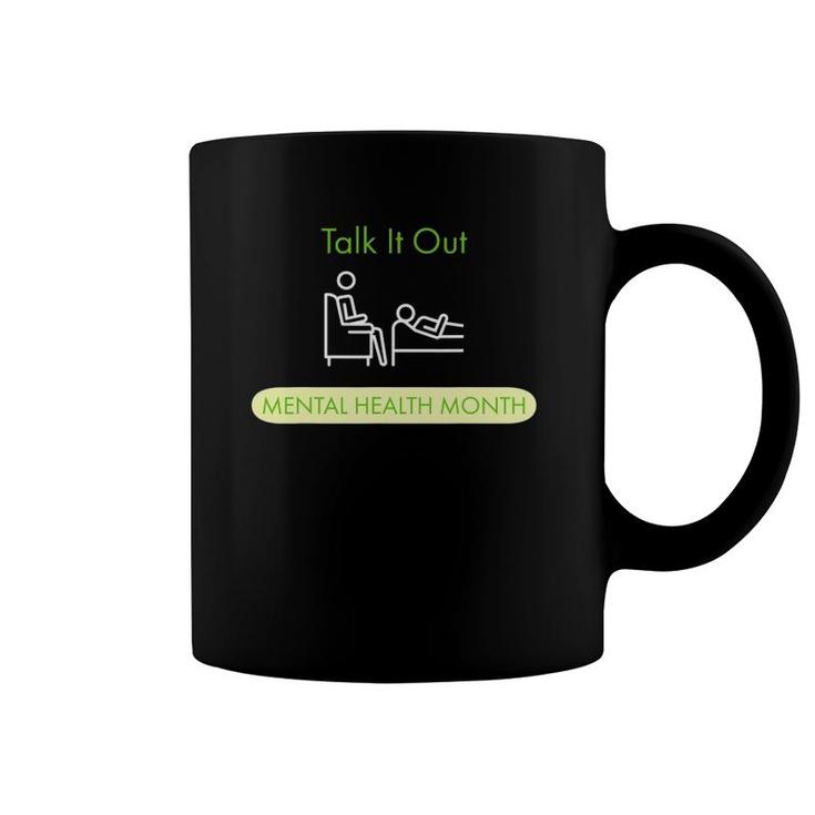 Mental Health Month For Mental Illness Awareness Coffee Mug | Mazezy
