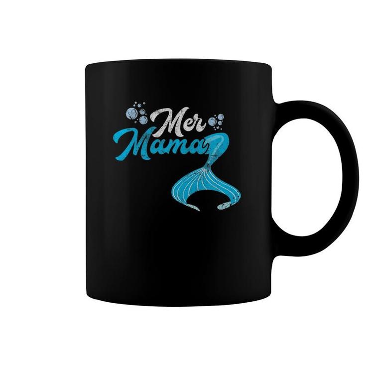 Mer Mama Mermaid Mom Mother Parent Sea Coffee Mug